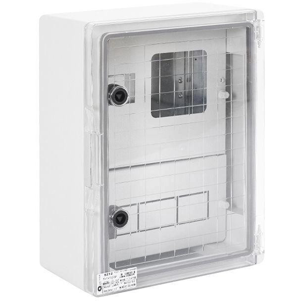 Adal Pano для лічильника 1ф і 15 модулей, ABS 300x400x165 мм, з прозорими дверцятами (CP5212) - зображення 1