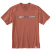 Carhartt WIP Футболка T-Shirt  Heavyweight Logo - Terracotta L - зображення 1