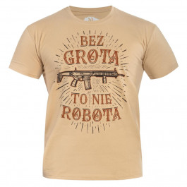 War Hog Футболка T-Shirt  "Bez Grota to nie robota" - Coyote XL