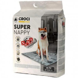 Croci Super Nappy News Paper Пеленки для щенков и собак 30 шт (84 x 57 см) (8023222177222)