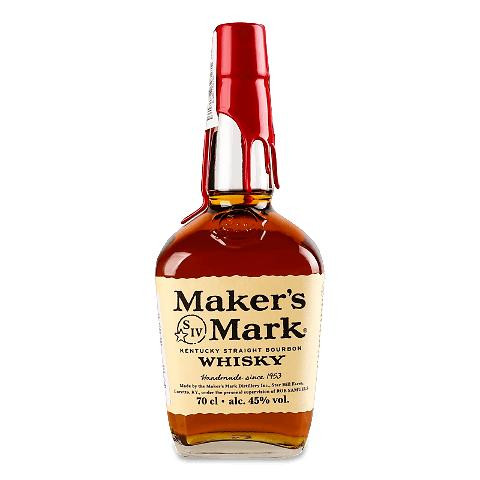 Maker's Mark Віскі  Kentucky Straight Bourbon, 0,7 л (0250015528543) - зображення 1