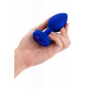 B-Vibe Vibrating Jewel Plug синя L/XL (BV32754-09) - зображення 3