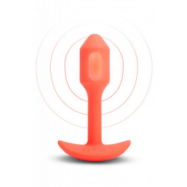 B-Vibe Snug Plug 1, помаранчева, розмір S (32398/Plug 1-09)