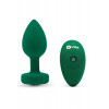 B-Vibe Vibrating Jewel Plug M/L Emerald (BV31665) - зображення 2