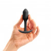 B-Vibe Snug Plug 1 чорна, 8.6 х 2.2 см (BV-007 BLK) - зображення 6