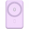 WIWU Snap Cube Magnetic Wireless Charger 10000mAh Purple - зображення 1