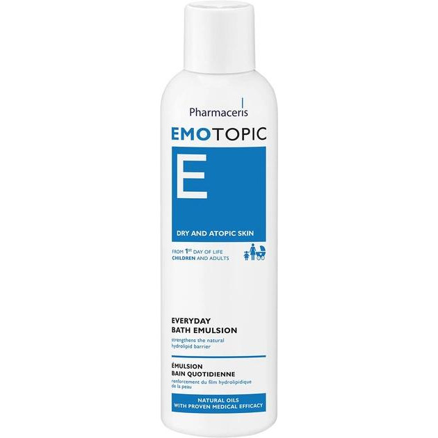 Pharmaceris Эмульсия  E Emotopic Everyday Bath Emulsion для сухой и склонной к атопии кожи 400 мл (5900717169104 - зображення 1