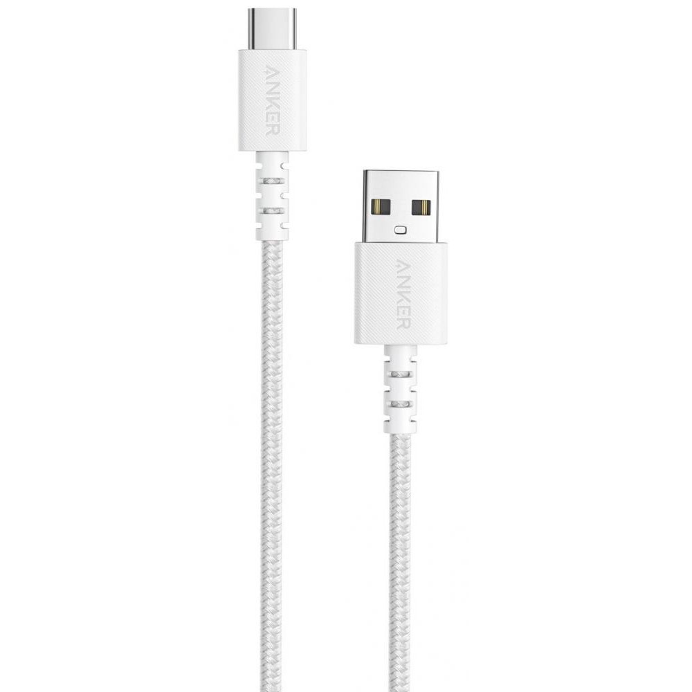 Anker USB 2.0 AM - USB Type-C 0.9 м White (A8022H21) - зображення 1