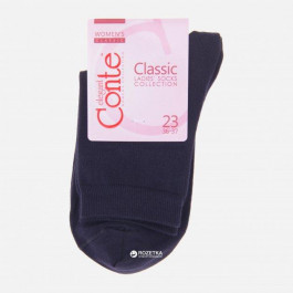 Conte Шкарпетки жіночі  Classic 000 графіт, розмір 25 (13С-64СП)