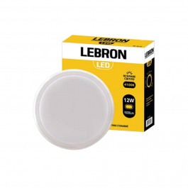 Lebron Світильник LED круглий накладний  L-WLR, 12W LED, 1020Lm, 4100К (15-35-23)
