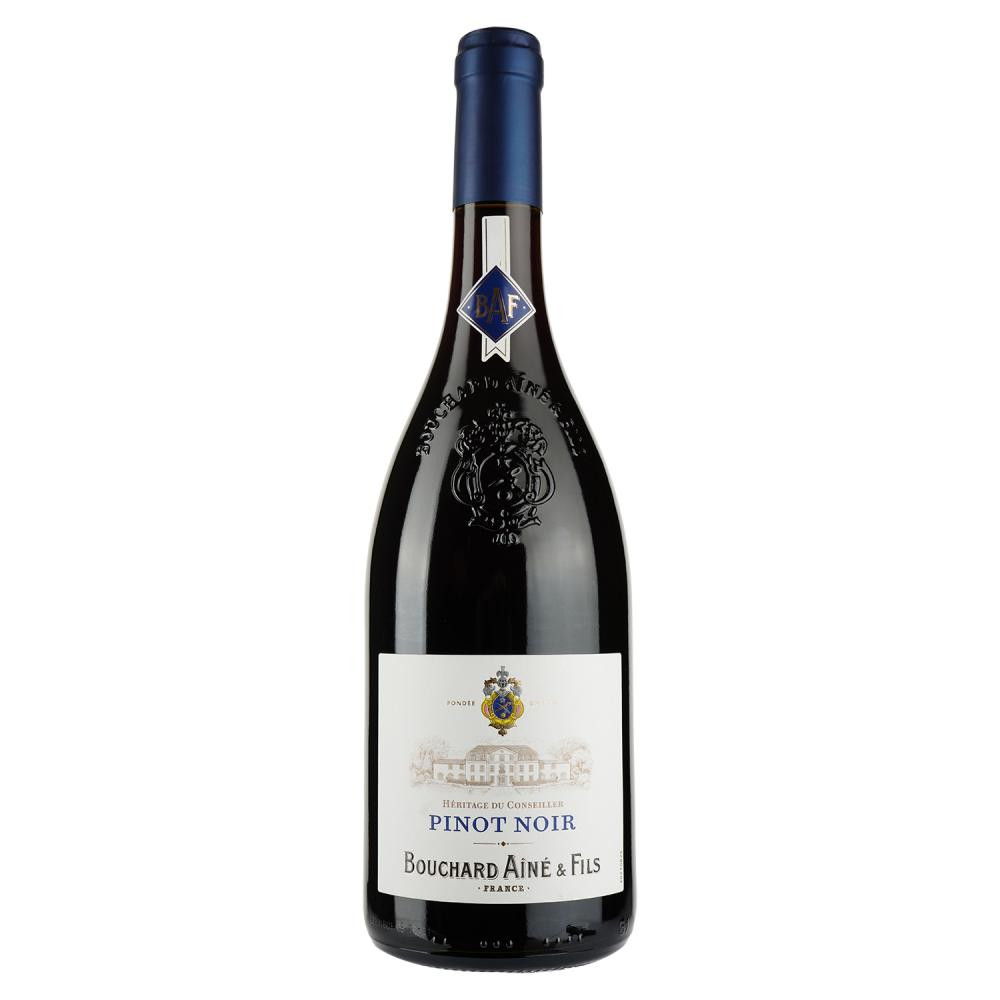 Bouchard Aine et Fils Вино  Heritage du Conseiller Pinot Noir червоне сухе 0,75 л 12,5% (3340180007299) - зображення 1