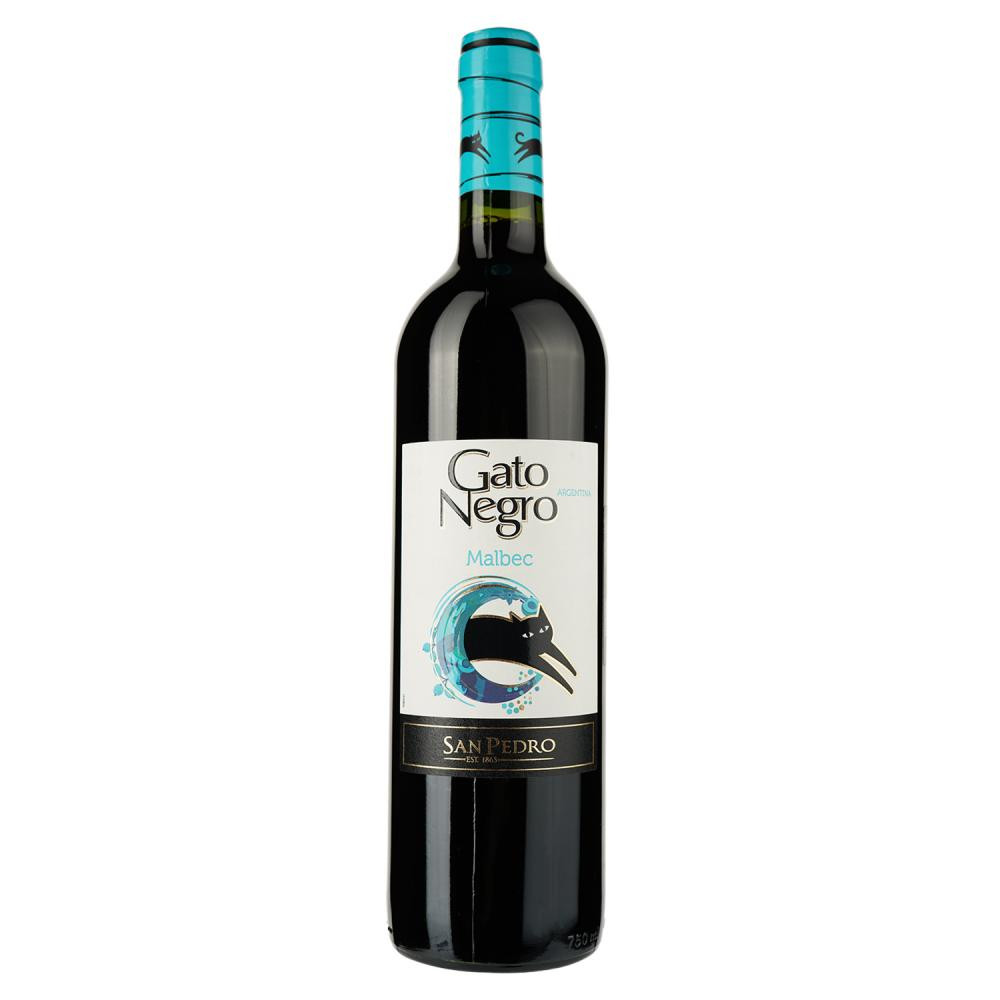 Gato Negro Вино Malbec красное сухое 0.75 л 13% (7798081661939) - зображення 1