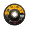 Virok Круг лепестковый шлифовальный NINJA Т27, 125х22 мм, Р60, 65V506 - зображення 1