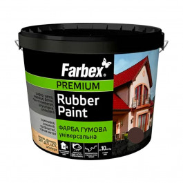 Farbex Фарба гумова Універсальна коричнева 3,5 кг