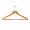 Ecofabric Набір дерев&#39;яних вішалок для одягу  з антиковзною планкою 44.5 х 23 х 1.2 см 3 шт (EF-03NPT) - зображення 1