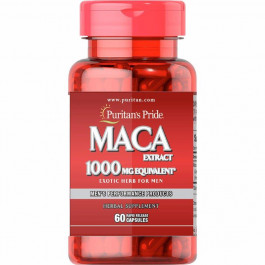   Puritan's Pride MACA Extract 1000 mg, 60 капсул