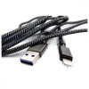 DENGOS USB to Lightning 1m Black (NTK-L-KPR-USB3-BLACK) - зображення 3
