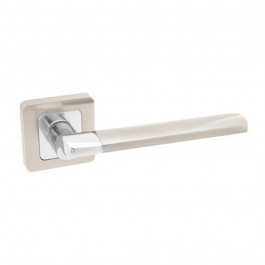 Code Deco Ручка дверна на розеті  H-22092-A-NIS/C нікель/хром