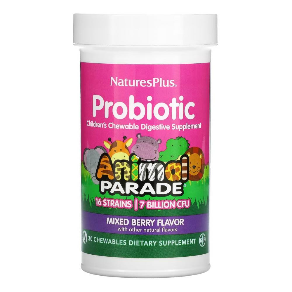 Nature's Plus Probiotics Bi-Layer Chewable - 30 tabs - зображення 1