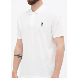   U.S. Polo Assn Футболка поло  чоловіча, lid-(3799) S молочний