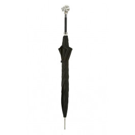 Walking Sticks Зонт мужской черный с ручкой "LION", silver