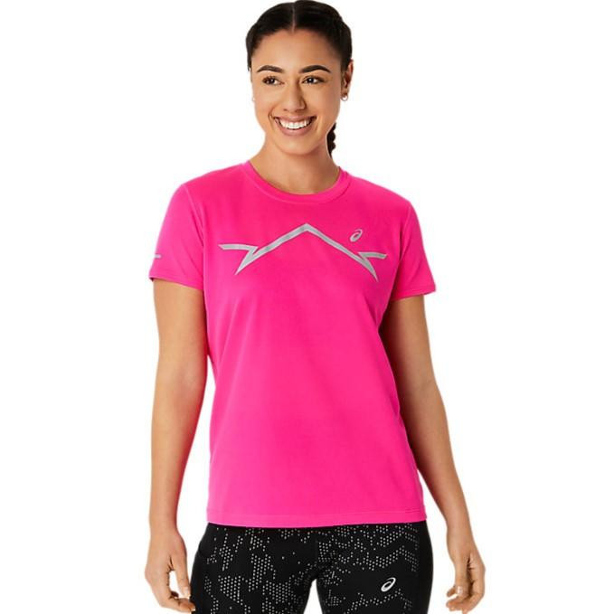 Asics Футболка  Lite-Show SS Top Bright Pink S (1092-4550456702066) - зображення 1