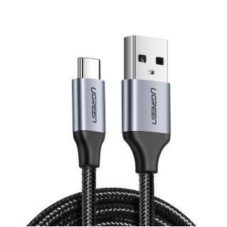 UGREEN US288 USB-A to Type-C QC3.0 18W 0.25m Black (60124) - зображення 1