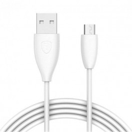 Baseus USB Cable to microUSB Small Pretty Waist 1m White (CAMMY-02)