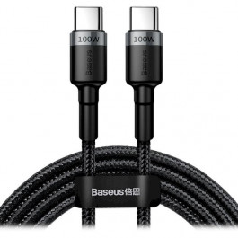 Baseus Cafule Flash Charging Cable for Type-C 100W 1m Gray/Black (CATKLF-SCG1)