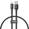 Baseus USB Cable to Lightning Halo Data 2.4A 25cm Black (CALGH-D01) - зображення 1