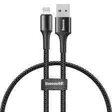 Baseus USB Cable to Lightning Halo Data 2.4A 25cm Black (CALGH-D01)
