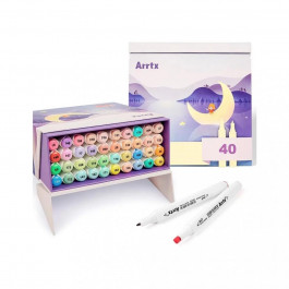 Arrtx Маркер перманентный  Alp ASM-02-PT01 40 цветов пастельные оттенки (LC302598)