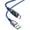Hoco S51 Extreme USB Type-A to USB Type-C 1.2m Blue (6931474749246) - зображення 1
