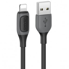 USAMS USB to Lightning 1m Black  (SJ595USB01)