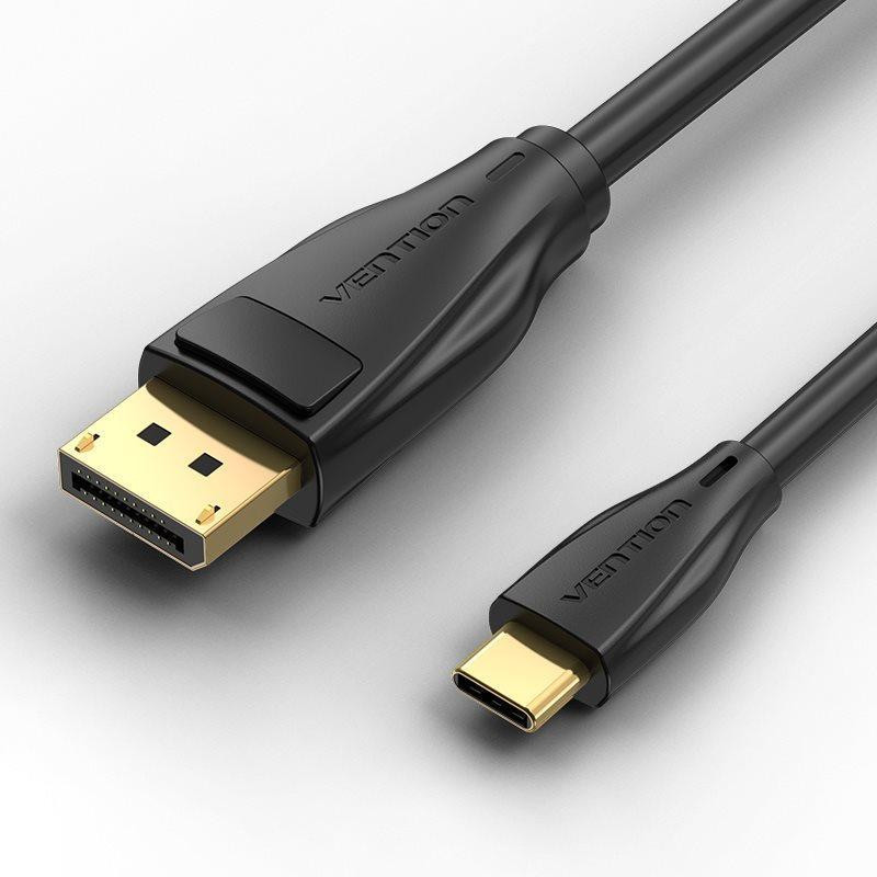 Vention Type-C USB to DisplayPort 1.5m Black (CGYBG) - зображення 1