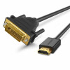 UGREEN HD106 HDMI to DVI v1.4 1.5m Black (11150) - зображення 1