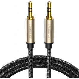 UGREEN AV125 3.5mm Male to 3.5mm Male Braided Audio Cable mini-jack 3.5 мм 2м Gray (10604)
