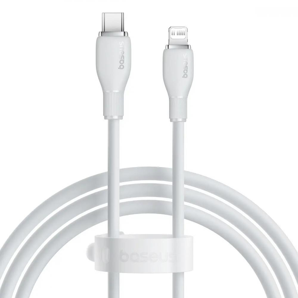 Baseus USB-C to Lightning Pudding Series Fast Charging Cable 20W 2m White (P10355701221-01) - зображення 1