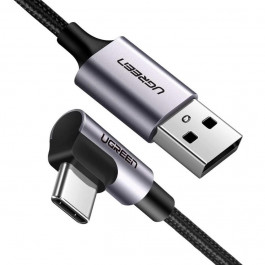 UGREEN US284 USB Type-A to USB Type-C QC3.0 0.5m Black (50940)