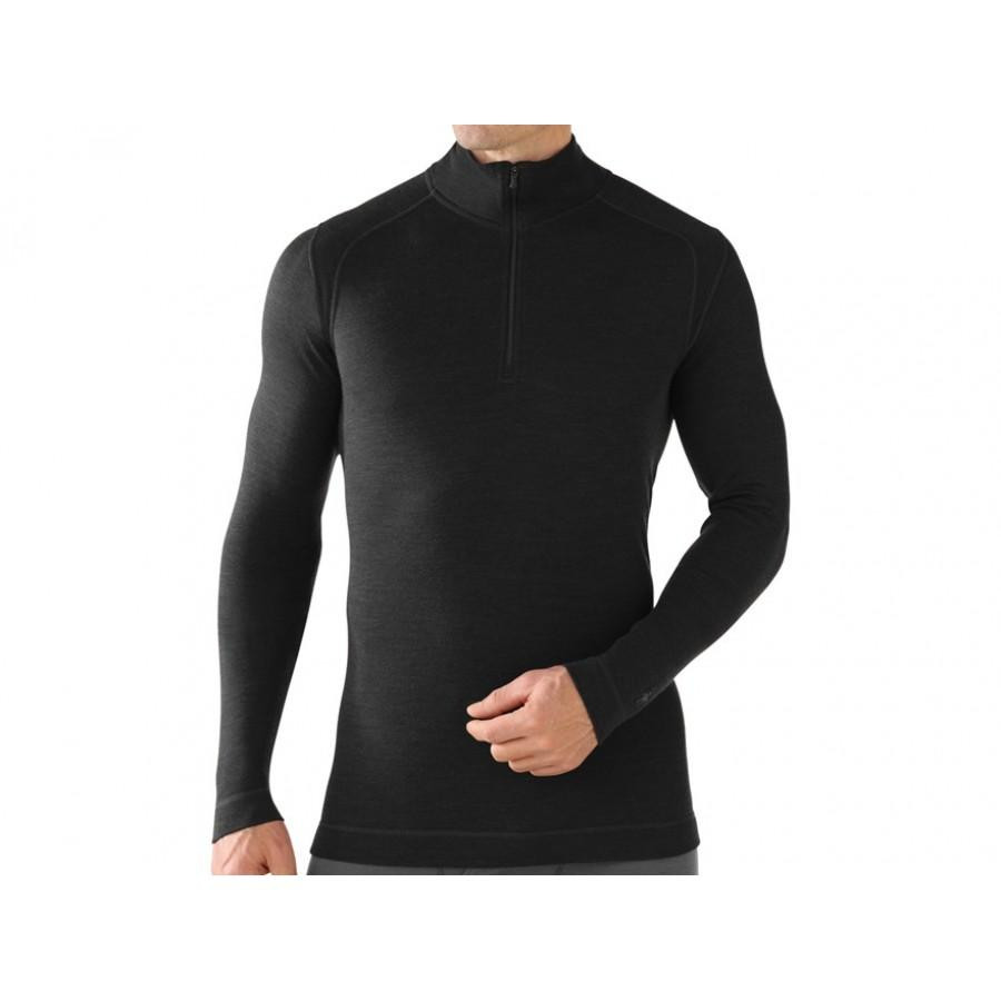 Smartwool Термофутболка  Men's NTS Mid 250 Zip T XL Чорний - зображення 1