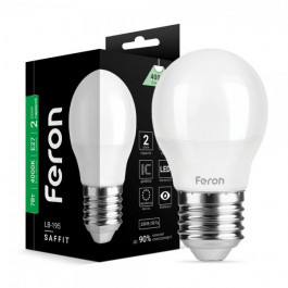 FERON LED LB-195 G45 7W E27 4000K (25812)