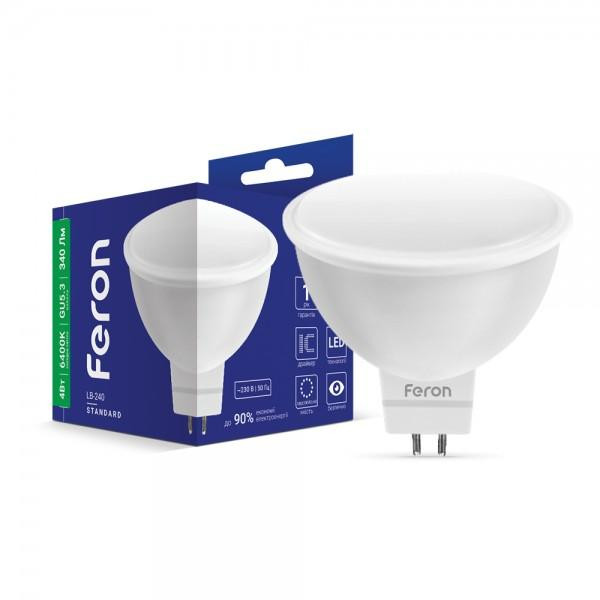 FERON LED LB-240 4W G5.3 6400K (25684) - зображення 1