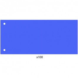 ECONOMIX Роздільник сторінок  240х105 мм , пластик, синій, 100 шт (E30811-02)