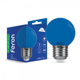 FERON LED LB-37 G45 1W синий 230V E27 (25118)