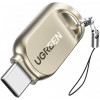 UGREEN CM331 USB Type-C to TF Card Reader Gold (80124) - зображення 1