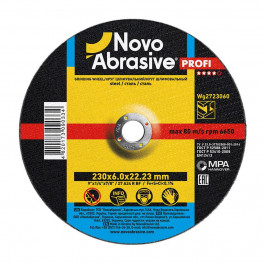 Novo Abrasive по металлу 230 х 6.0 х 22.23 мм (WG2723060)