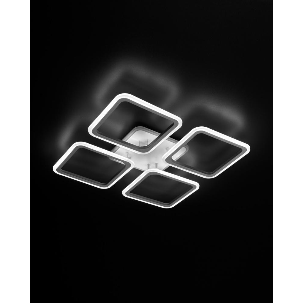 Luminaria Люстра світлодіодна  120 Вт білий LOOK RGB 120W 4S WHITE - зображення 1