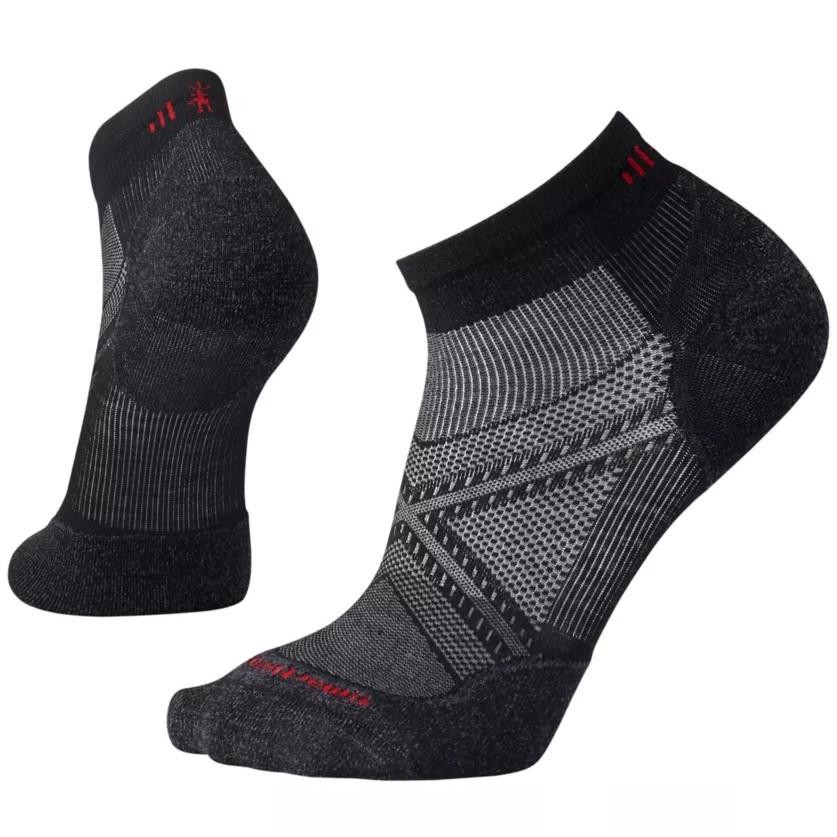 Smartwool Шкарпетки чоловічі  PhD Run Light Elite Low Cut Black, р.M (SW SW243.001-M) - зображення 1