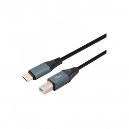 Cablexpert Premium USB Type-C to USB Type-B 1.8m Black (CCBP-USB2-CMBM-6)