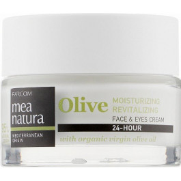 Mea Natura Зволожуючий та відновлюючий крем для обличчя та очей  Olive 24h 50 мл (5202663191292)